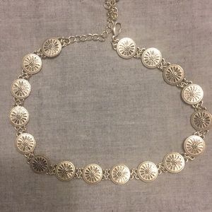 Silver choker